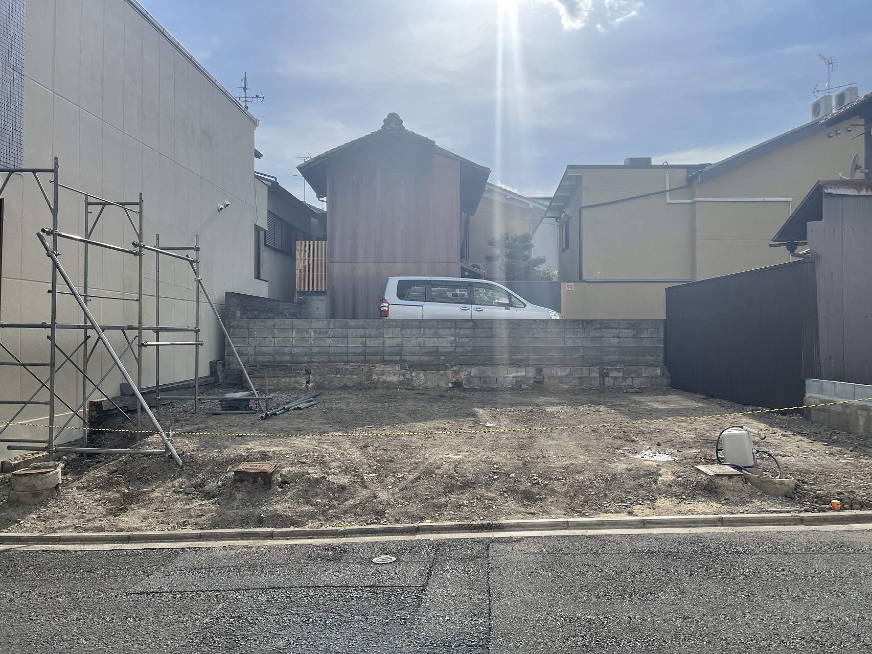 木造2階建建屋解体完了写真