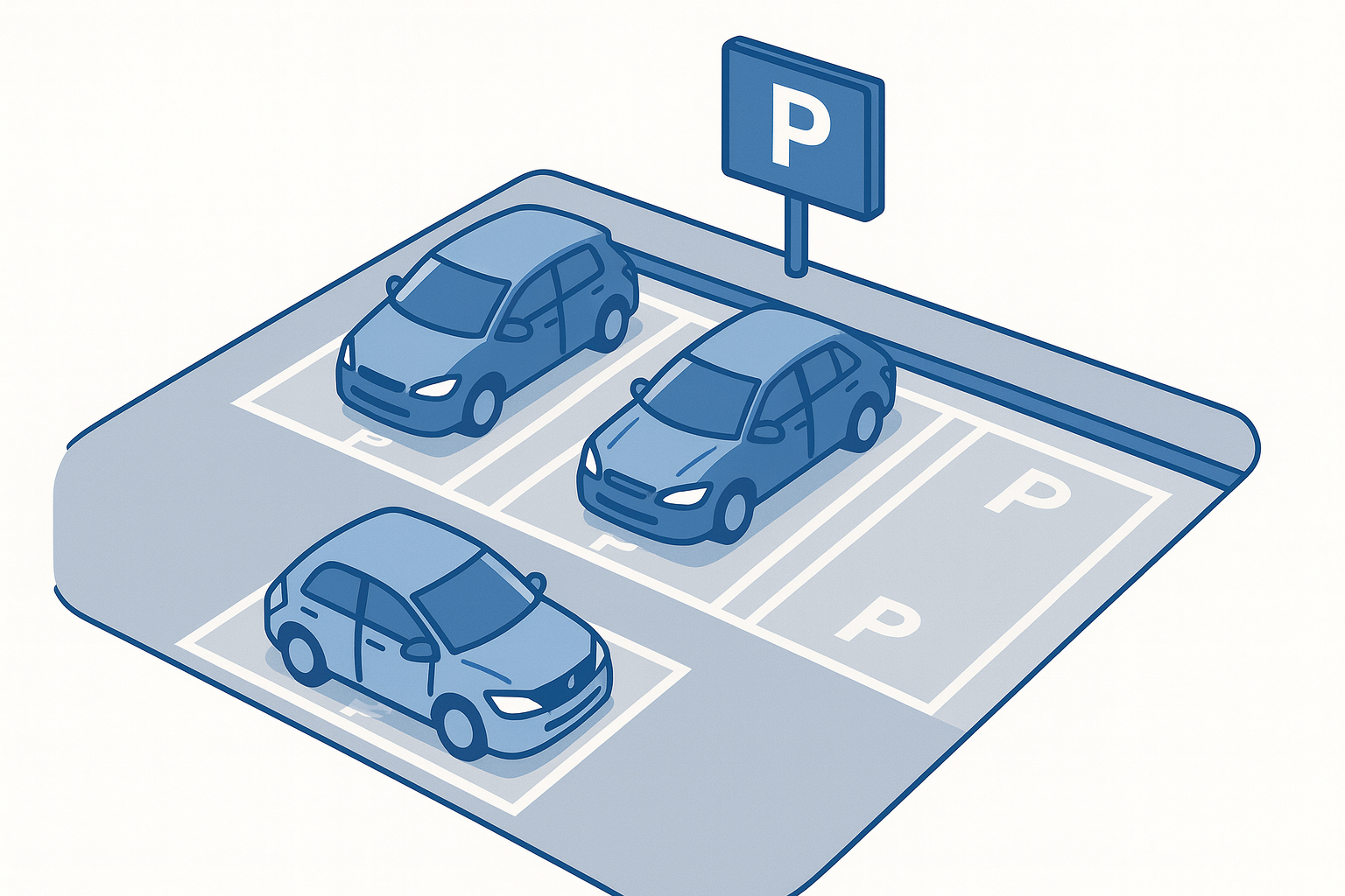 月極駐車場のイメージ
